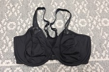 New Wacoal Racerback Underwire Bra - Size 34DD - Black - 65124