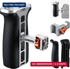 Side Handle with 3/8"-16 NATO Dual-Mount, Camera Cage Handle wit