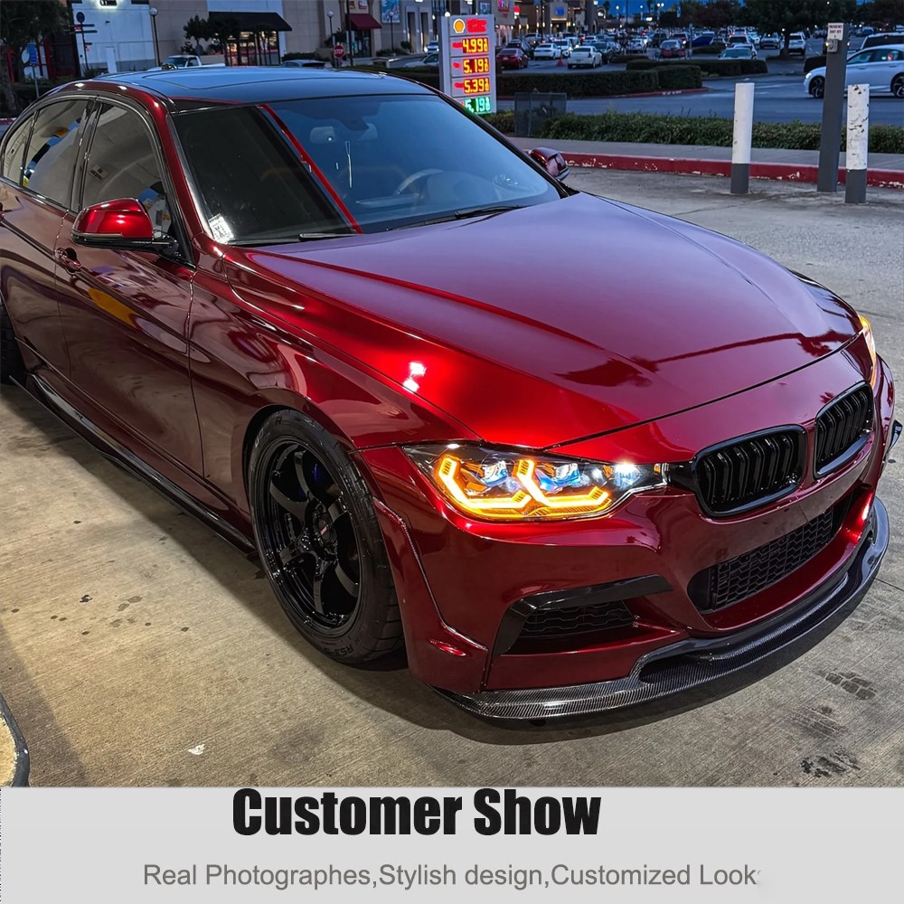 For 2012-2017 BMW 3 Series F30 320i M-Sport Real Carbon Front