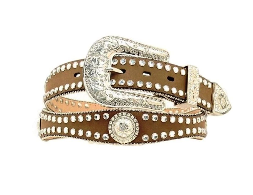 Blazin Roxx Women's Leather Concho Belt Belts for sale | eBay