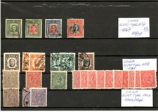 CHINA  - SMALL LOT - SCOTT TYPE A59, A63 and A77 - 1941-1947 -  MICHEL 22
