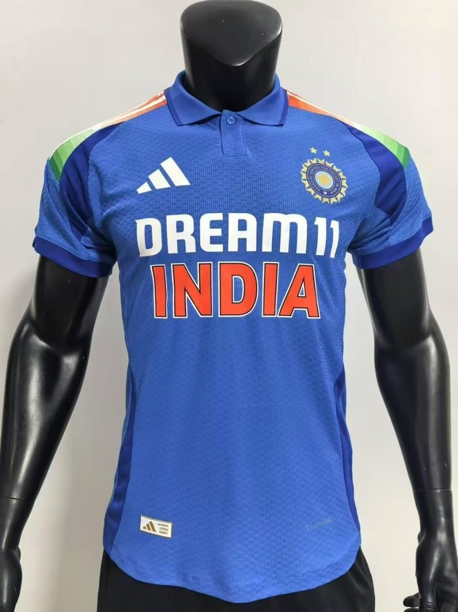 Indian Cricket Team 2025 ODI Jersey, Slim Fit, Size- XL, Champions - Main Image