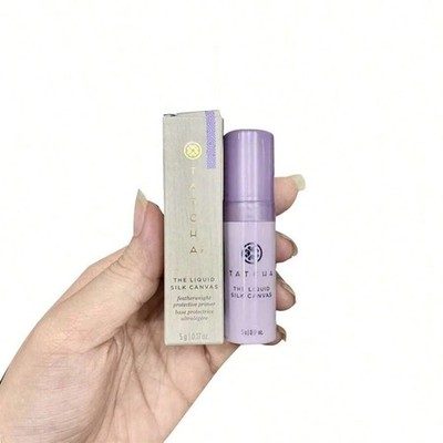 Tatcha The Liquid Silk Canvas Primer Mini Travel Size 5g | 0.17 Oz , Mini Liquid