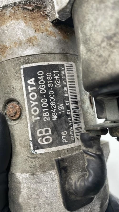 Demarreur TOYOTA COROLLA VERSO 2 PHASE 1 281000R030 - Photo 4/4