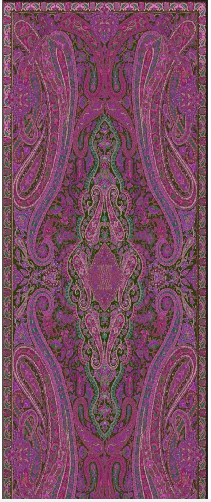 Elegant Wool Silk Scarf Shawl Lightweight Luxury Winter Accessory Nwt 190x70cm