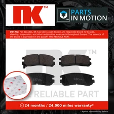 Brake Pads Set fits KIA JOICE 2.0 Rear 00 to 03 NK 58302M2A01 Quality Guaranteed