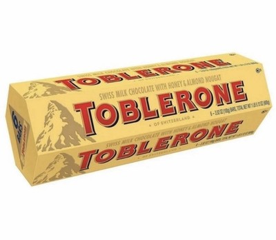 New Toblerone Swiss Milk Chocolate Bar, 3.52 oz, 6 Count - Holiday Special