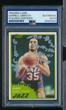 1981-82 Topps #41 Darrell Griffith RC signed auto PSA/DNA w debut & ROY insc