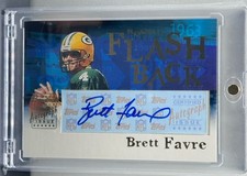 Brett Favre - 2002 Bowman - Rookie Flashback #RFA-BF - Autograph Auto - HOF
