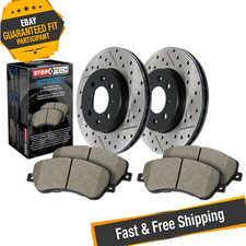 Stoptech Street Drilled Slotted 1-piece Rear Brake Kit For 11-15 Bmw X1