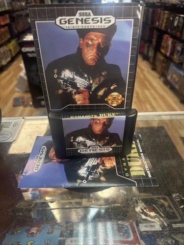Dynamite Duke with Case & Manual (Sega Genesis, Vintage Video game)