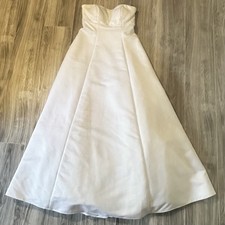 Vintage Gloria Vanderbilt David’s Bridal Strapless Wedding Dress Size 12