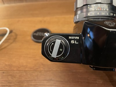 Rare Black : Almost Mint* Pentax SL Film Camera Super Takumar 55mm