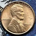 1946 d wheat penny Brilliant Uncirculated Red V5