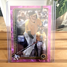 2025 Topps Update Willie MacIver Pink Diamante Foil RC #US79 Athletics Rookie
