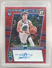Brandin Podziemski 2023 Panini Donruss Optic #ROA-POD Choice Optics Auto RC