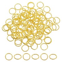 Offene Biegeringe,100 StüCk,12Mm,O-Ring-VerbindungsstüCk,Gold