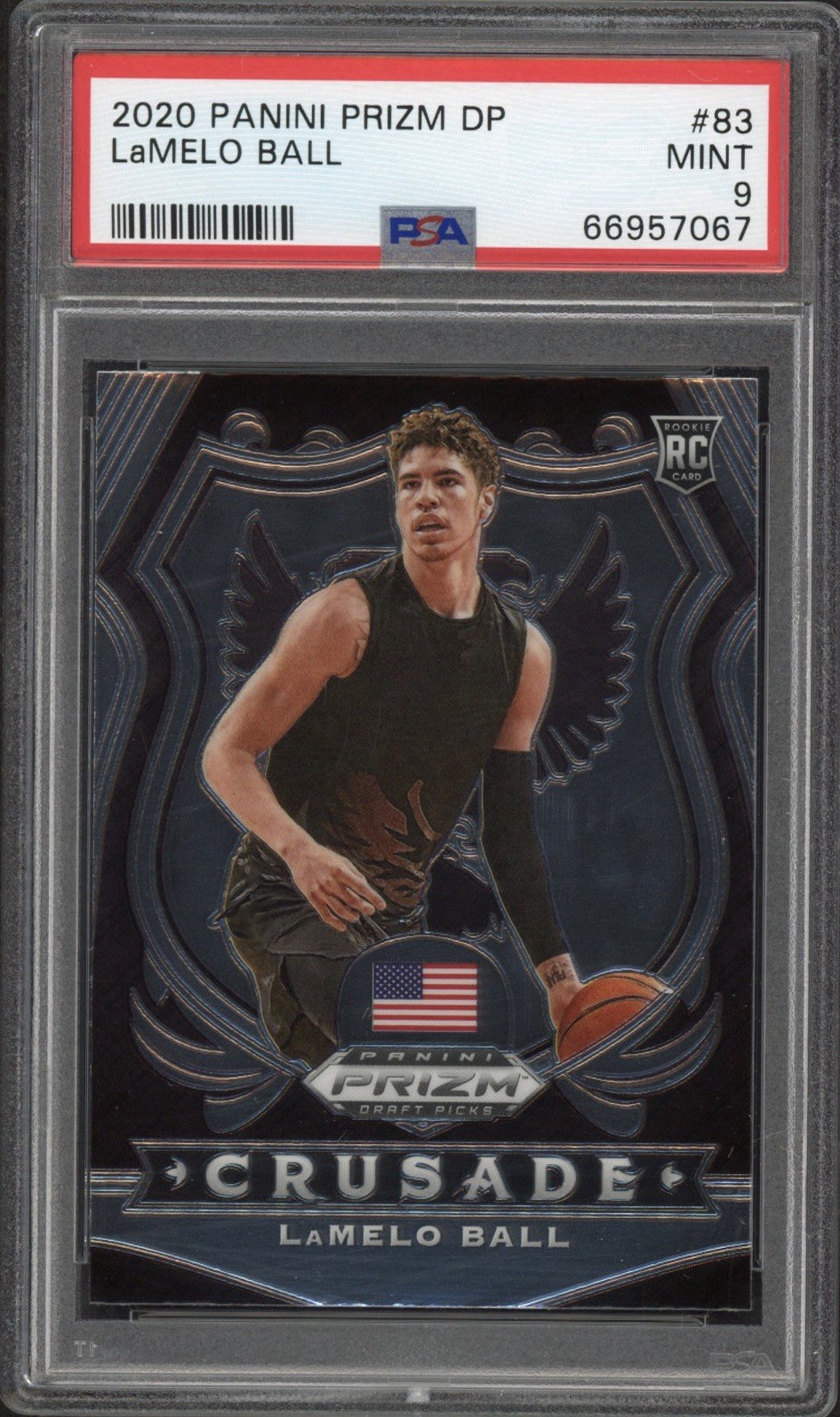 LaMelo Ball - 2020 Panini Prizm DP #83 Crusade Pink Ice Prizm Rookie RC