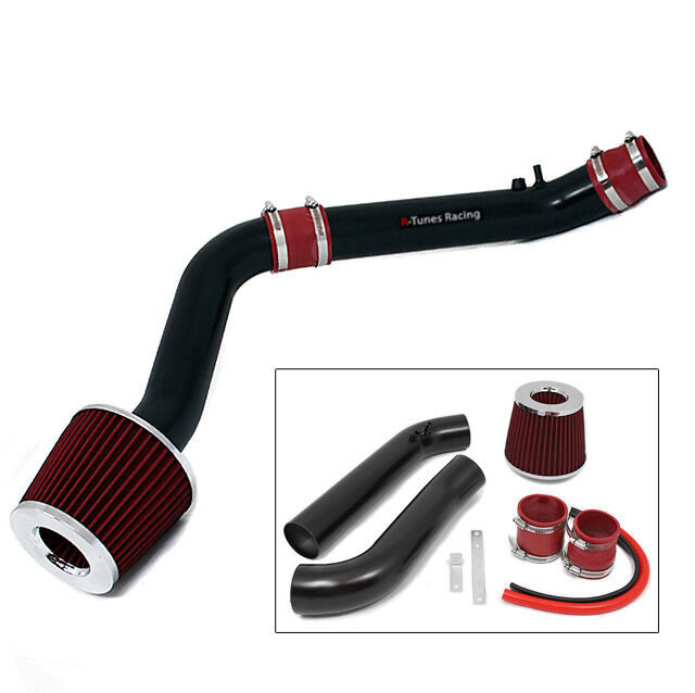 BCP Matte Black/Red 99-00 Civic HX EX Si 1.6L Cold Air Intake System + Filter