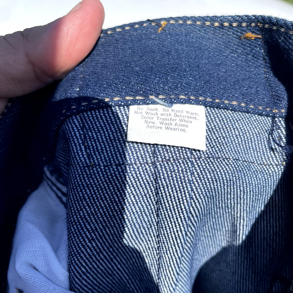 Jeans DS 80s Levi's naranja-tab cintura alta mamá 25453 24 x 32 Foto 2 de 4