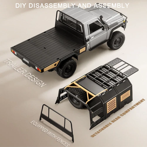 MN82S 1:12 Full Scale RTR RC Car 2.4G 4WD 280 Motor Off-Road Remote Control Car - Picture 7 of 13