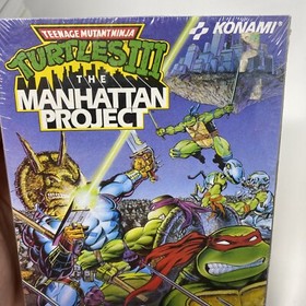 FACTORY SEALED NES - Teenage Mutant Ninja Turtles III : Manhattan Project NEW