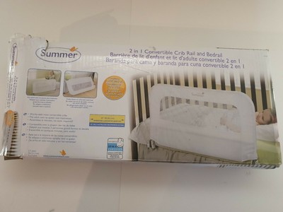 summer 2 in 1 convertible crib rail instructions