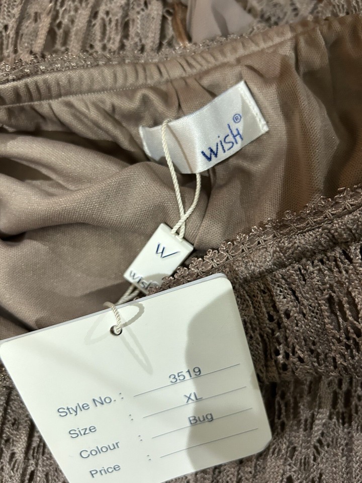 WISH Womens Skirt Size XL Brown Long Maxi Floral Formal Cocktail eBay