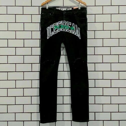 ICECREAM LEAP JEAN BLACK BBC ICE CREAM 