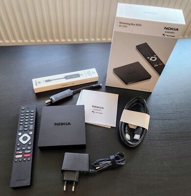 Nokia Streaming Box 8010 Media Streamer Android TV 12+ Satelliten DVB S Receiver