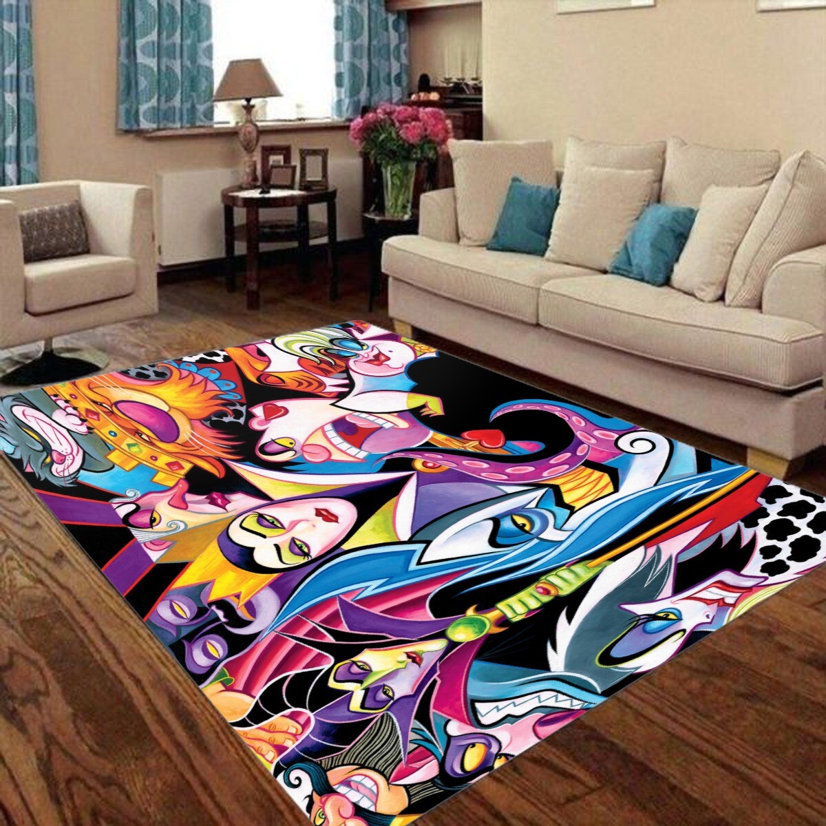 Villains Disney Rug, Disney Fan Decor
