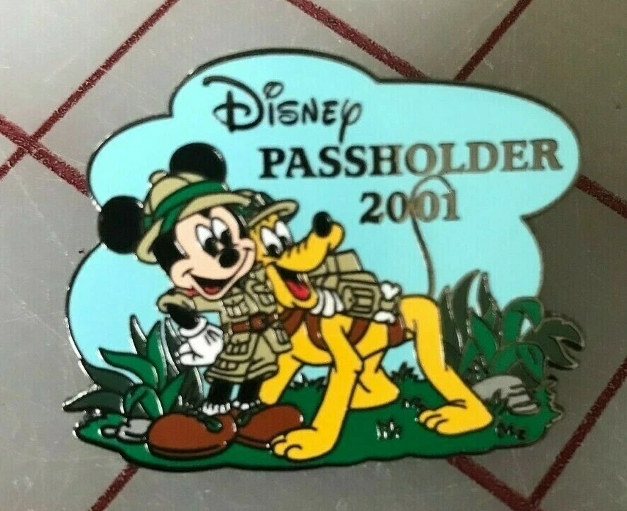 Pluto 2001 Disney Theme Park Pins, Patches & Buttons (1968-Now