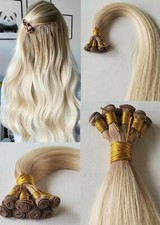 18", 20  , 22" Rooted Hand-Tied Weft, 100 grams, Human Hair Extensions T17/1001