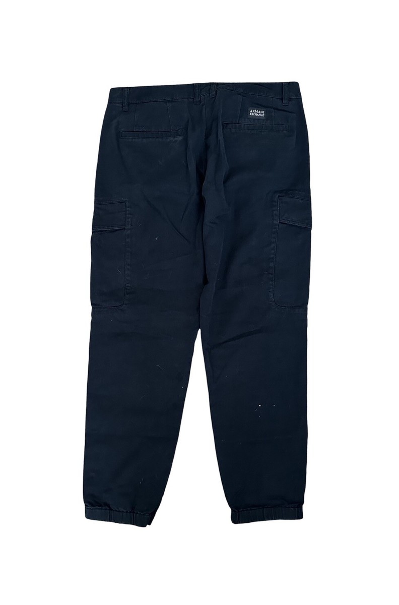 Armani Exchange AX Navy Blue Cargo Pants Joggers Men's Size 33