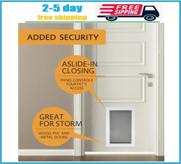 Large Pet Door Flap Replacement For PetSafe PAC1111039 In Wall Pet Dog