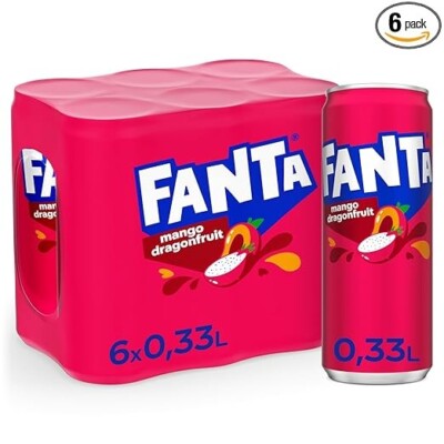 Fanta Mango & Dragonfruit - Mischung aus Mango und Drachenfrucht =5,04/L