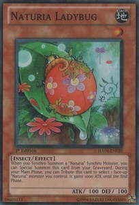 Naturia Ladybug - HA04-EN020 - Super Rare - Unlimited Edition x3 - Near Mint
