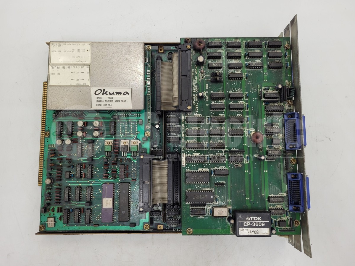 OKUMA Opus 5000 E4809-045-035-B 。。 OKUMA OPUS 5000 Main BOARD E4809-045-035-B tested | eBay