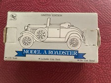 Liberty Classics Inc Ford Model A Pickup 1:25 Scale Die Cast Lockable Coin Bank
