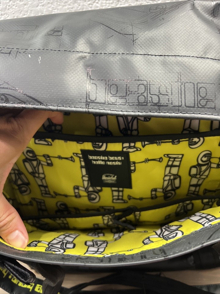 Herschel×Beastie Boys Hello Nasty Artwork Pattern Record Bag DJ Record