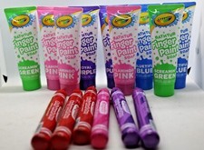 Crayola BUNDLE 9 Bathtub Finger Paint Soaps 6 Body Wash Pens AWESOME FUN