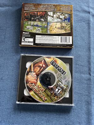 Age Of Mythology PC CD-ROM Microsoft 2006 Win 98/XP GOTY Greek