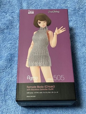 Max Factory Figma Styles Female Body Chiaki Backless Sweater Coord New