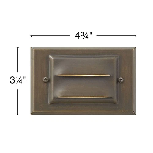 Hinkley Landscape 12V Horizontal LED Deck Sconce 4.62" Matte Bronze - Picture 3 of 6