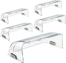 5 Pack Clear Adjustable Air Vent Deflector for Vents, Magnetic Heat and Air Defl