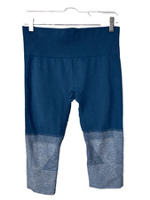 Women's Lululemon Leggings Women's 8 Seamlessly Street Crop Ombre Blue Mid Rise