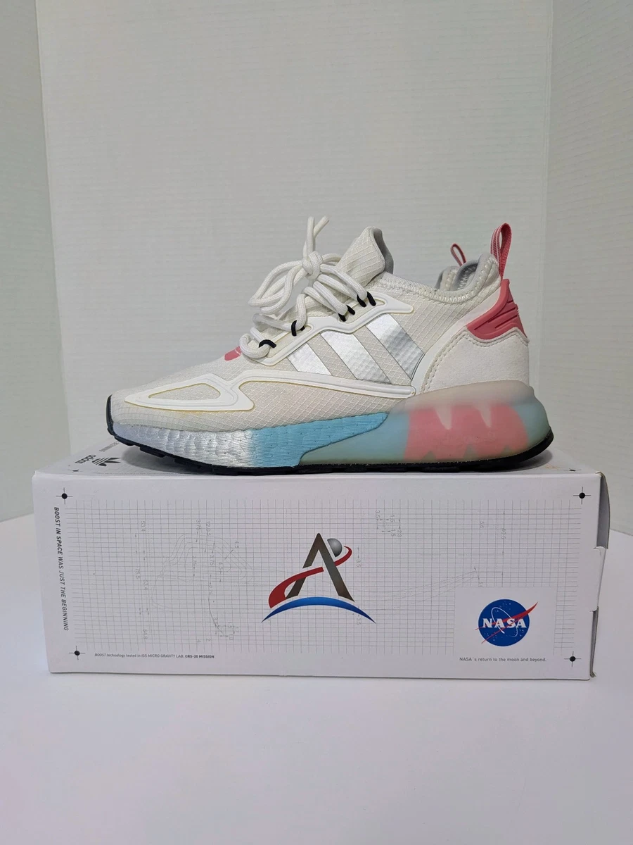 Adidas ZX 2K Boost White Hazy Rose W for sale | eBay
