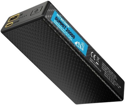 Nitecore Capacity Power Bank Li-Ion Carbon Fiber Construction - SUMMIT-20000