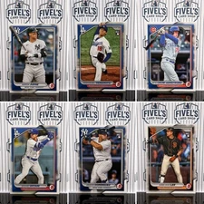 2024 Bowman Paper Vets and Rookies RC - You Pick Singles - Complete Your Set