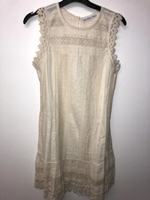 Chelsea Flower Women's Net A Porter Lace Embroidered Dress - Size XS - Beige